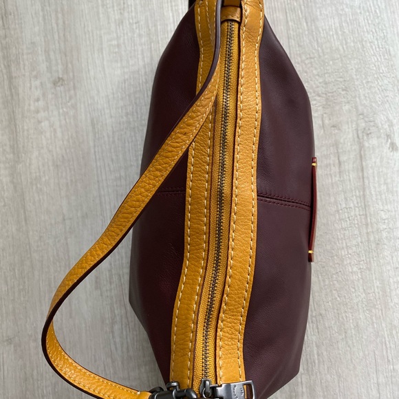 Coach Women's Goldenrod Bandit Hobo 39 - Picture 8 of 11